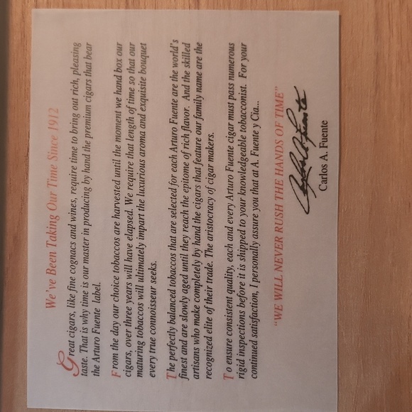 Pre-owned Empty Arturo Fuente Cigar Boxes (2) - Picture 11 of 16